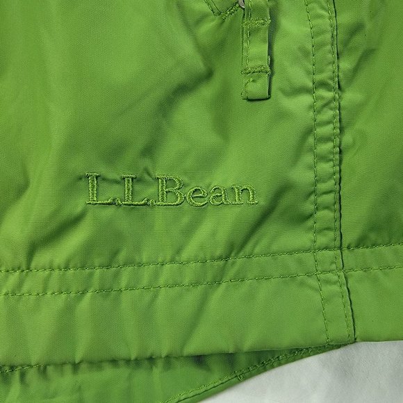 LL Bean Kids Medium Green Blue Jacket Full Zip Hoodie Outdoors Casual School - Picture 9 of 13